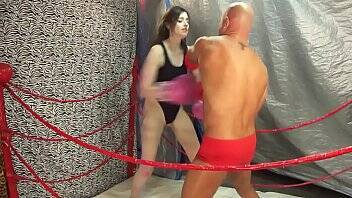 UIWP ENTERTAINMENT in MMA Belly Punching Match man vs women INTERGENDER Match! See full video here www.clips4sale.com/89258 on vidfreenow.com