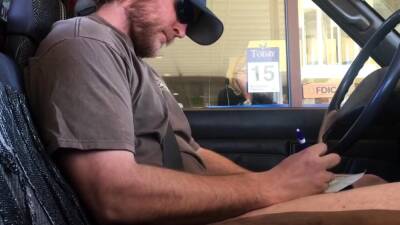 Horny Guy Bustin A Nut at the Bank ( Hands free Public Cum ) on vidfreenow.com