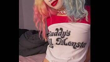 Harley Quinn takes a big black cock! (interracial) on vidfreenow.com