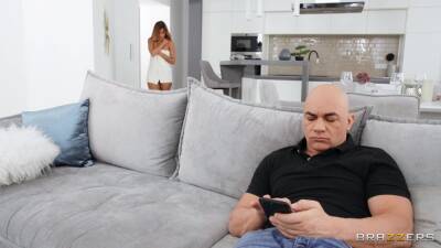 Appealing babe rides and sucks grandpa's massive cock on vidfreenow.com