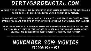 Dirtygardengirl NOVEMBER 2019 NEWS: huge prolapse, fisting insertions on vidfreenow.com