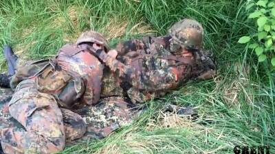 German soldiers in the field - Germany on vidfreenow.com