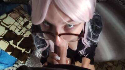 Cum In The Mouth Of A Pink-haired Teacher on vidfreenow.com