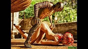 Lizardman Fucks Again. 3D Fantasy Sex on vidfreenow.com