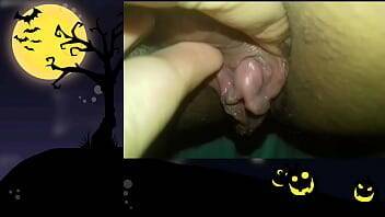 Big clit in Halloween on vidfreenow.com