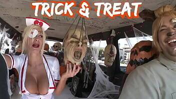 BANGBROS - Halloween Special With Puma Swede On The Bang Bus #FBF on vidfreenow.com