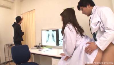 Japanese nurse pleases the doctor with what he wants - Japan on vidfreenow.com