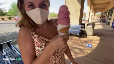 Ice Cream Date Turns Into Cream Pie Desert Naughty Roadtrip - Sex Movies Featuring Molly Pills on vidfreenow.com