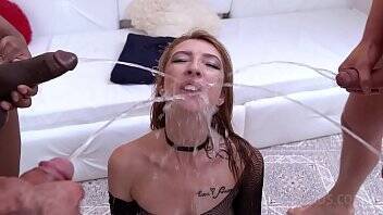 Halloween with Chanel Kiss DP, piss drinking and facial cumshot NF046 - Czech Republic on vidfreenow.com