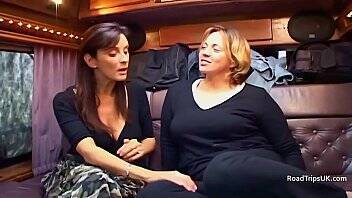 Angie George and Anabel Moon in the van - Britain on vidfreenow.com