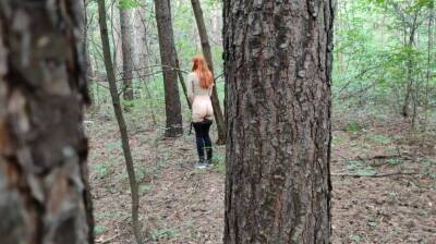 Beautiful chick caught in the woods - Russia on vidfreenow.com