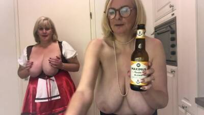 Oktoberfest - 2 busty topless blondes - Fetish - Germany on vidfreenow.com