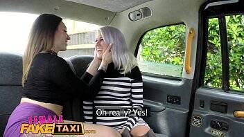 Female Fake Taxi Busty blonde licks her first pussy on vidfreenow.com