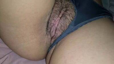 Navy panties (hairy pussy) - Britain on vidfreenow.com