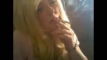 Blonde British MILF Tina Snua Smokes A Menthol Cigarette - Britain on vidfreenow.com