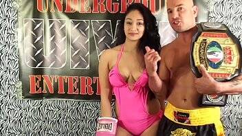 UIWP ENTERTAINMENT KING OF INTERGENDER SPORTS Big Breast Babe in her first Video ! on vidfreenow.com