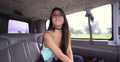 Doggy style fucking with brunette Lexie Banderas in the car on vidfreenow.com