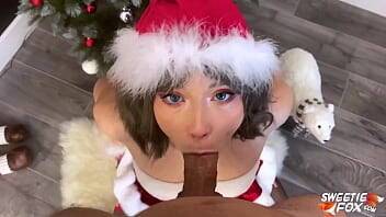 Sexy Elf Girl for Christmas Instead of Toys - Deepthroat and Sex in Different Poses on vidfreenow.com