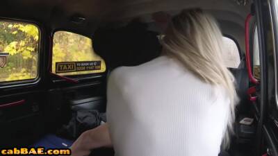 Bigtit blonde cabbie blows and rides dick on backseat on vidfreenow.com