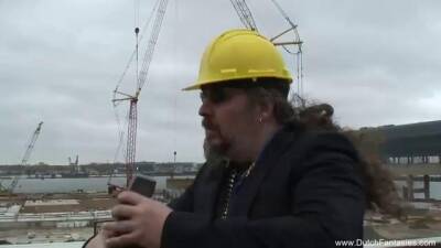 Dutch slut had sex with some horny construction workers and would like to have it again - Netherlands on vidfreenow.com