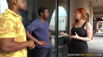 Ginger milf Lauren Phillips is fucked by Isiah Maxwell and his fellow on vidfreenow.com