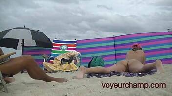 A taste of my friend Nude Beach MILF Mrs Brooks Voyeur POV 8 on vidfreenow.com