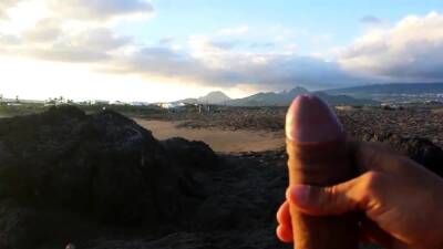 Masturbation beach in front two girls with cum on vidfreenow.com