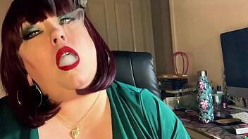 Fat UK Domme Tina Snua Chain Smokes 2 Cork Cigarettes While Playing With Her Tits - OMI, Nose & Cone Exhales, Drifting - Britain on vidfreenow.com