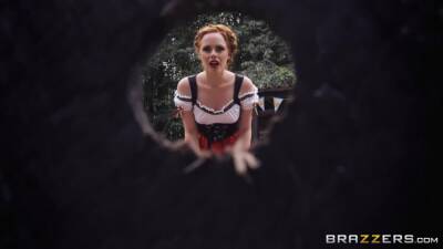 Octoberfest woman Ella Hughes is fond of gigantic cock attacking her face and pussy - Sweden on vidfreenow.com