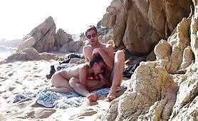 Couple Caught Having Amateur Sex At Public Beach Part1 on vidfreenow.com