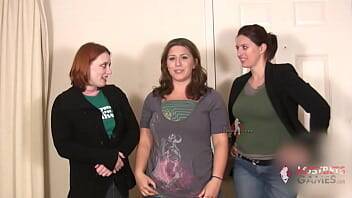 3 Busty Girls Play Strip Rock-Paper-Scissors on vidfreenow.com