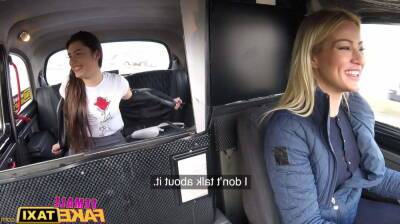 Female Fake Taxi Backseat lesbian orgasm lessons on vidfreenow.com