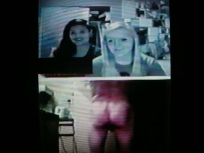 2 office girls shocked my strip show is live (+ sound ) on vidfreenow.com