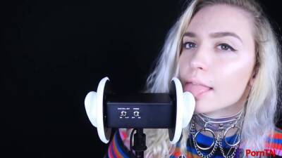 Rose Asmr - No Hands Ear Licking on vidfreenow.com