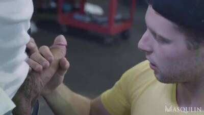 Car Mechanic Fucks Boy at Workshop on vidfreenow.com