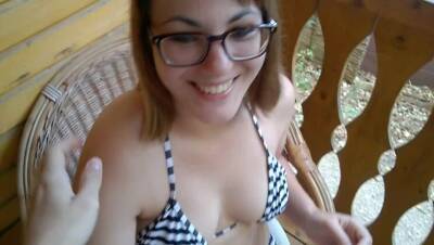 Girl next door wears Glasses and is Good at Sucking on vidfreenow.com