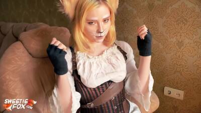 Steampunk Girl Hard Doggy Sex And Blowjob With Oral Creampie - Fox on vidfreenow.com