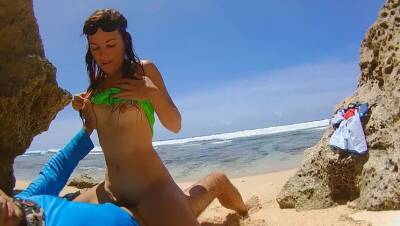 SEX on Wild TROPICAL BEACH # Butt Plug+Good Mood+Sun+Ocean= GOOD FUCK on vidfreenow.com