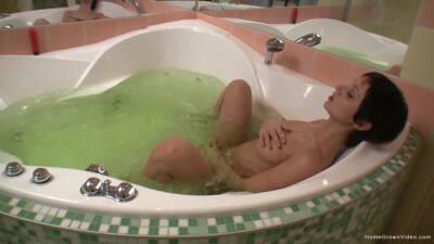 Amateur fucked in the tub and made to swallow a lot on vidfreenow.com