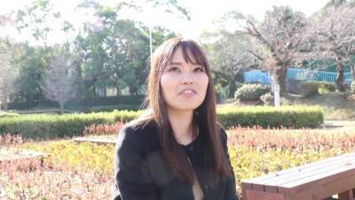 Interview while sitting on a bench - Japan on vidfreenow.com