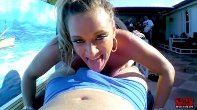 Tucker Stevens In Give Me Blowjob On The Roof on vidfreenow.com