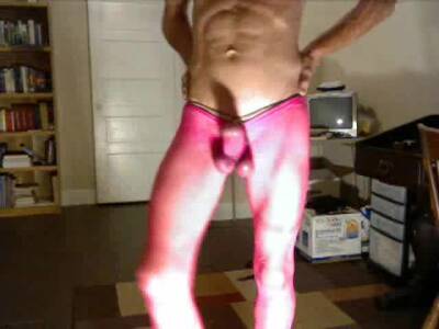 BOB MILGATE PINK FISHNET PANTYHOSE EXPOSURE on vidfreenow.com