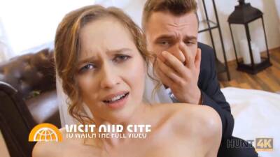 Homeowners blond girlfriend seduced and drilled by rich hunter on vidfreenow.com