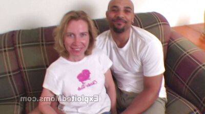 Petite blonde Milf gets stuffed w a 10 inch big black dick in hot mom video on vidfreenow.com