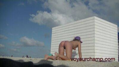 Exhibitionist Wife 464 Helena Price - Voyeur beach teasing and public pussy flash! on vidfreenow.com