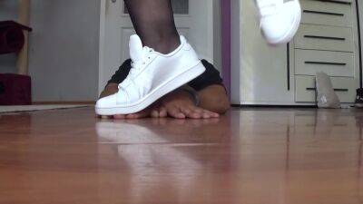 Trampling On Fingers With Adidas Shoes on vidfreenow.com