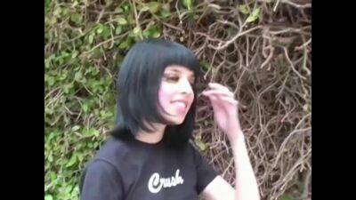 Retro hardcore - Evelyn - True Emo Goth in Fishnets in Amateur Hardcore with Cumshot on vidfreenow.com