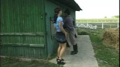 Young girl fucked wildly on the family ranch - Germany on vidfreenow.com