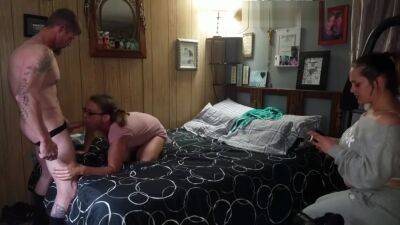 Her Teen Friend Stayed The Night To Watch Her Get Fucked[full Video] on vidfreenow.com