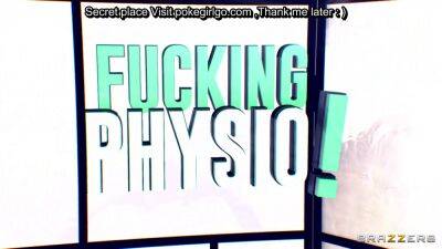 Fuck the physio while boyfriend for a physiotherapy session on vidfreenow.com